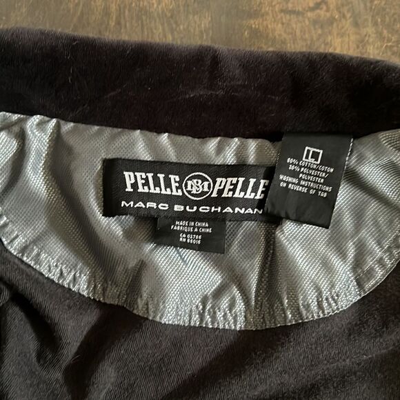 Pelle Pelle  marc buchanan velour tracksuit jacket Sz-Large - Picture 4 of 11
